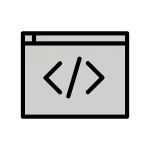 Code Editor SVG Icon